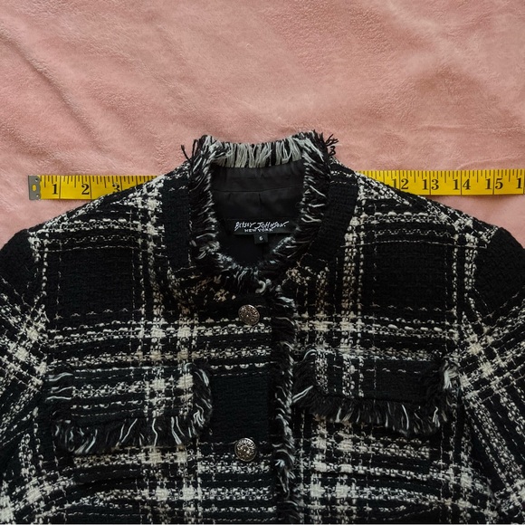 Betsy Johnson tweed jacket - Picture 4 of 7